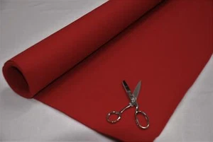 3mm THICK Acrylic Felt Baize Craft Poker Fabric Material BERRY - Picture 1 of 1