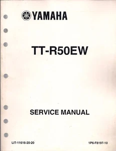 Yamaha Service Manual for TT-R50EW 2007 - Picture 1 of 1