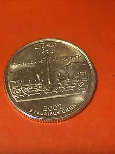 2007 D UTAH STATE QUARTER • Buy 10 Get 40% Off • #240625 BU - Picture 1 of 2