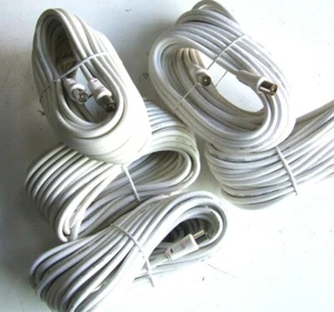 CAVO D'ANTENNA PROLUNGA MASCHIO MASCHIO 10 METRI CONNETTORI 75 OHM KIT 5 PEZZI - Picture 1 of 1