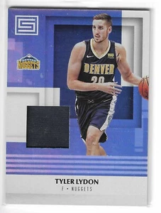 2017-18 PANINI-STATUS TYLER LYDON GAME-WORN MATERIALS #M-TLY DENVER NUGGETS - Picture 1 of 2