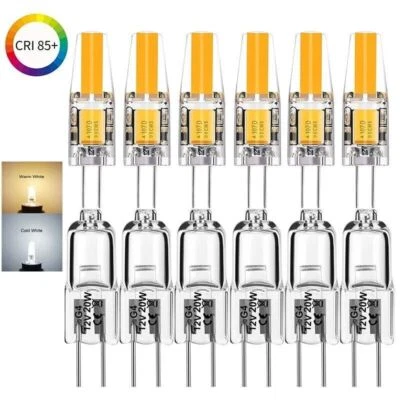 LED G4 Halogen-COB Lampen Warmweiß Stiftsockel Leuchtmittel Dimmbar 12V AC/DC - Bild 1 von 4