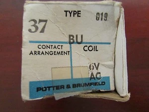 AMF POTTER & BRUMFIELD BU 6V 0040 120 V Relay Coil - Picture 1 of 2