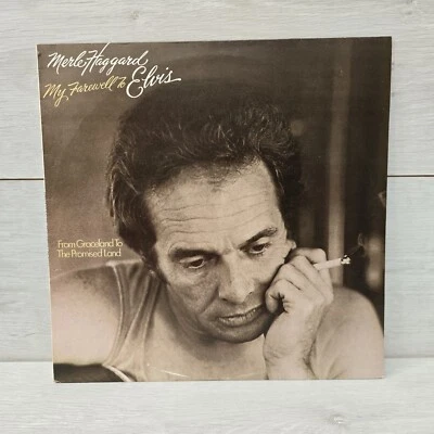Merle Haggard My Farewell To Elvis 12" Vinyl LP Record Album VG / VG+ Condition - Image 1 of 4