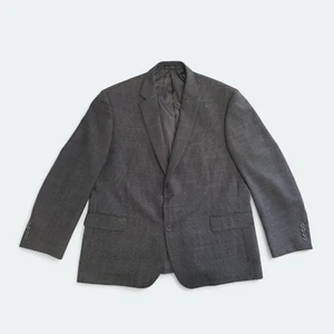 Mens Blazer Jean Paul Germain 48R Gray / Black Wool - Picture 1 of 9