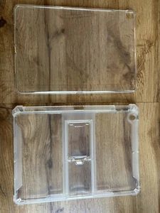 Zwei Schutz Hülle für iPad Air 7/8/9/10th Gen Clear Gummi Smart Cover - Bild 1 von 5