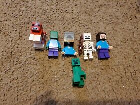 Lego Minecraft 21116 Minifigures & Animals