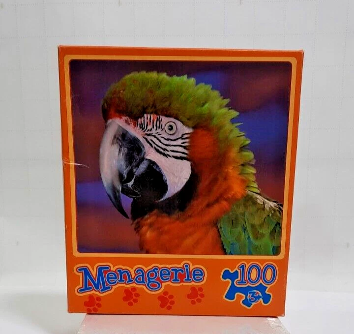 NEW  Bright Bird Menagerie 100 Piece Puzzle Mega Brands Sealed - Image 1 of 4