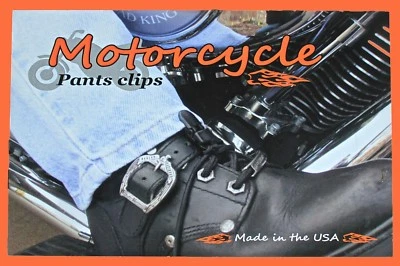 CLIPS/CORREAS PARA PANTALONES DE MOTO CORREAS PARA BOTAS Diseño Original no es una copia Foto 1 de 3