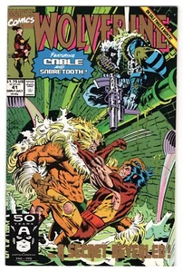 Wolverine Vol 2 No 41 Jul 1991 (VFN/NM) (9.0) 2nd Printing Metallic Gold Cover - Bild 1 von 2