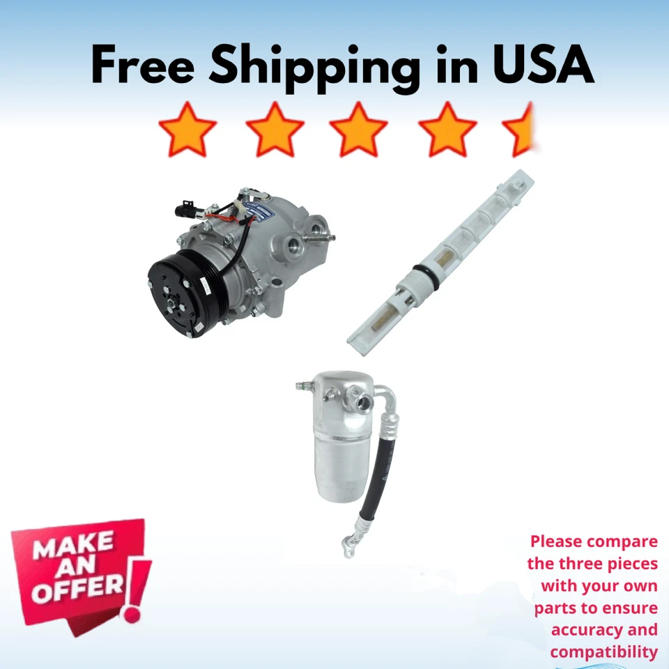 Kit Compresor A/C Fit Buick Rainier 2004-2007, Chevrolet Trailblazer 2006-2009 Foto 1 de 4