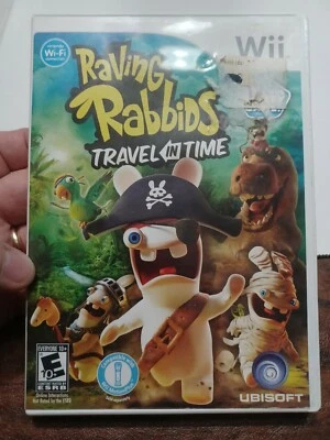Raving Rabbids: Travel in Time (Nintendo Wii, 2010)  NO MANUAL GOOD DISC - Image 1 of 4