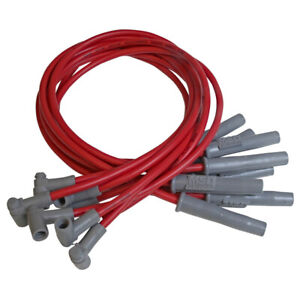MSD Spark Plug Wire Set 35859; Super Conductor 8.5mm Red HEI for AMC 290-401