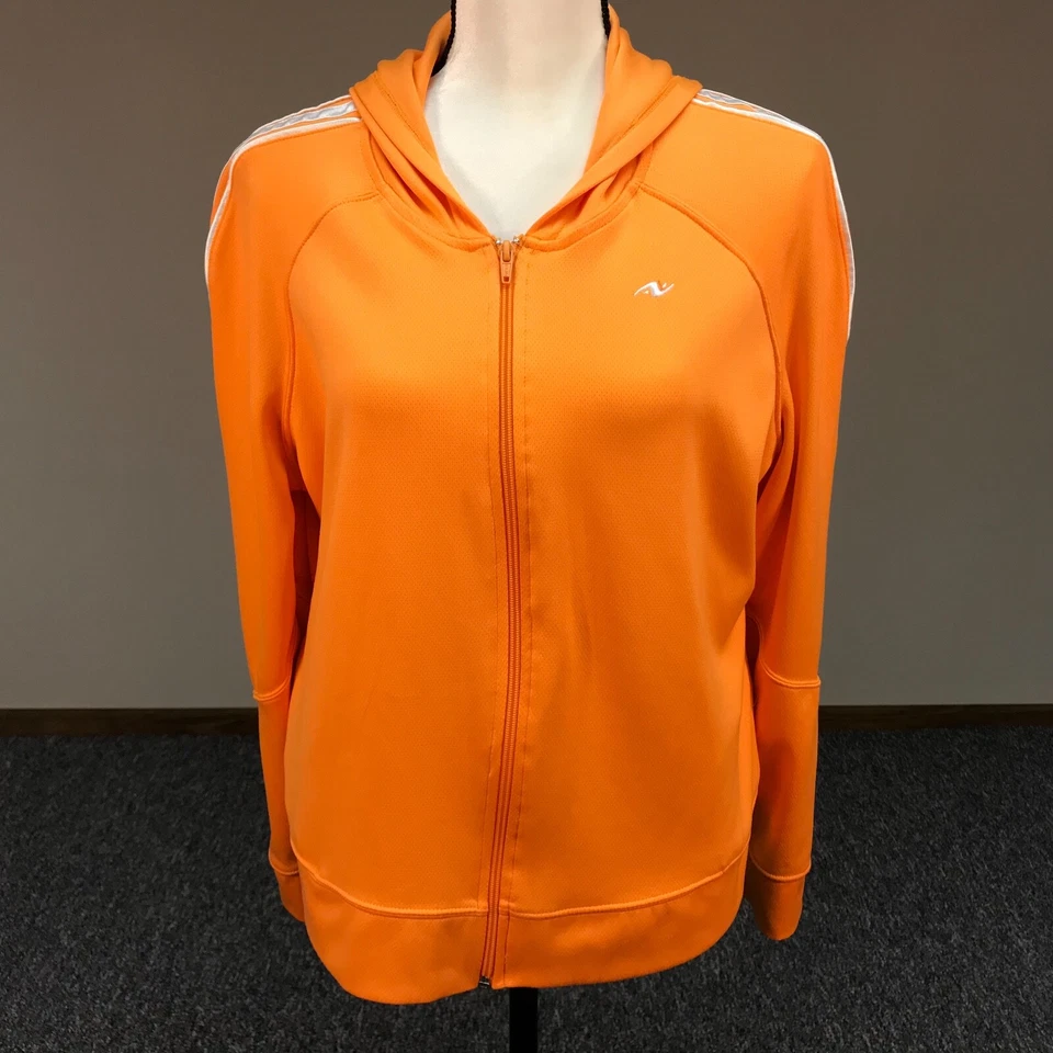 Athletic Works женщин женщины L (12/14) куртка с капюшоном молнии трек толстовка - Изображение 1 из 4