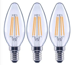 EcoSmart 60-Watt Equivalent B11 Dimmable Clear Filament Vintage Style LED Lig... - Picture 1 of 1