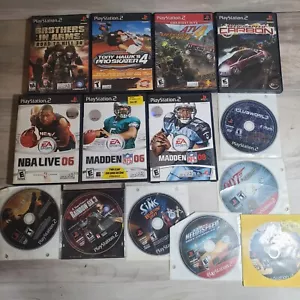 Lotto videogiochi PS2 PlayStation 2 non testati Carbon Brothers Madden Hawk Mortal - Foto 1 di 2