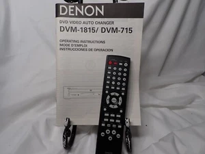 DENON RC-946 Remote Control for Denon DVM-1815 DVM-715 and Manual for the same - Picture 1 of 4