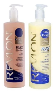 Revlon Flex Body Building Shampoo & Regular Conditioner 592ml / 20oz Combo Pack - Picture 1 of 3