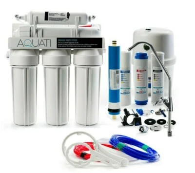 Aquati 5 Stage Premium Reverse Osmosis Drinking Water Filter Complete System 5RO - Image 1 of 4
