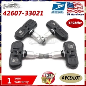 4x TIRE PRESSURE SENSOR TPMS 42607-33021 PMV-107J For Toyota Corolla Lexus Scion - Picture 1 of 11
