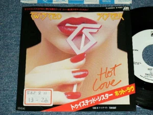 TWISTED SISTER Japan 1987 White Label PROMO P-2304 7"45 HOT LOVE - Imagen 1 de 8