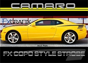 2010 - 2019 Chevrolet Camaro COPO Style Hockey Strobe Body Stripes Graphics - Bild 1 von 2