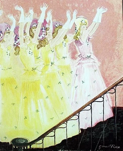 The New Yorker 1949 Vintage Magazine Cover Print Multi-Color Art by Price - Picture 1 of 4