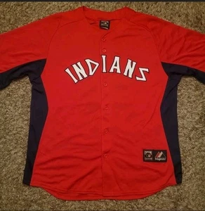 Cleveland Indians Jersey Choo Men’s XL Red Majestic Cooperstown Collection MLB - Picture 1 of 3