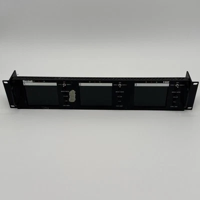Marshall V-R43P Triple Screen 5" Video Monitor 2U Rack Mountable BNC 6 Inputs - Image 1 of 4