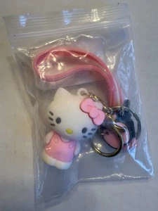 Hello Kitty Keychain/Backpack Accessories 3D PVC Charms with Wristlet - Picture 1 of 5