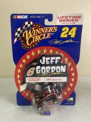 Jeff Gordon Winners Circle 1989 #6 Sprint Car Lifetime Series 1/64 NASCAR Foto 1 de 2