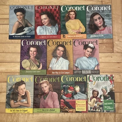Coronet Magazine Vintage Various Months From 1946 Foto 1 de 4