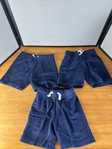 Hanna Andersson Boys Sweat Shorts Lot Of 3 Drawstring Knit Size 100cm / US 4 - Picture 1 of 8