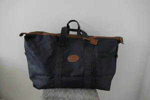 Mulberry Granatowa Scotchgrain Duża torba podróżna Holdall Boston Torba weekendowa - Zdjęcie 1 z 22