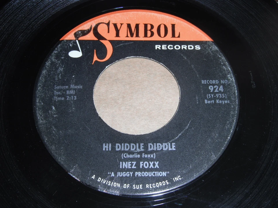 Inez Foxx - Hi Diddle Diddle / Talk With Me 45 RPM Record - Soul - Image 1 of 1