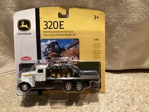 John Deere Peterbilt Model 367 Truck w/ 320E Skid Steer 1/64 scale - Picture 1 of 3