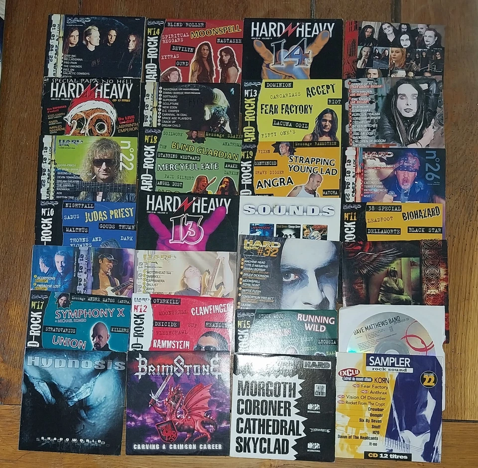 lot de 28 CD Heavy Metal Hard Rock - Photo 1/2