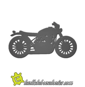 Motorcycle 1 Metal Wall Sculpture Art Hanging Home Deco - Picture 1 of 1