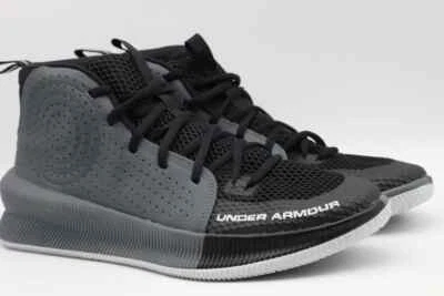 Under Armour Jet Womens Black Gray Basketball Shoes Sneaker 3022939-001 Size 10 - Image 1 of 4