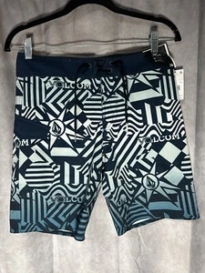 NWT Volcom Mod-Tech Boys Size 28/16 Mod Ringer Board Shorts - Picture 1 of 2