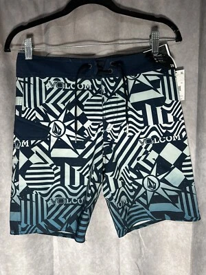 Pantalones Cortos Volcom Mod-Tech Niños Talla 28/16 Mod Timbre Nuevo con Etiquetas Foto 1 de 2