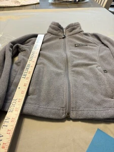 Columbia Girls XS Full Zip Fleece Jacket Youth Size Gray E-5 - Picture 1 of 7