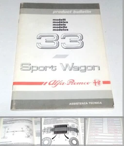 ALFA ROMEO 33 / SPORT WAGON - MANUALE ASSISTENZA TECNICA - Foto 1 di 1