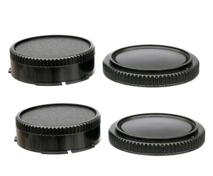 2 Pcs Lens Rear Caps +Body Covers for Canon FD Camera as FD F-1N A1 T-90 AE-1P - Picture 1 of 3