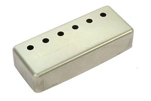 Mini Humbucker Pickup Cover NON-plated RAW nickel silver 50mm - Picture 1 of 2