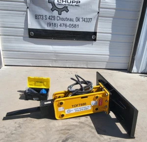TOFT 680 Hydraulic Hammer/Breaker Skid Steer Attachment Bobcat CAT CASE - Picture 1 of 12