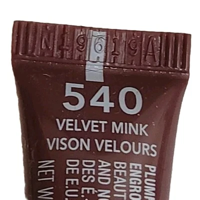 Revlon Kiss Plumping Lip Creme 0.25 Oz, 540 Velvet Mink Makeup Brand New - Image 1 of 4