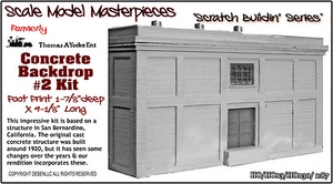 Scale Model Masterpieces/Yorke Concrete Backdrop Kit #2 HO - Picture 1 of 12