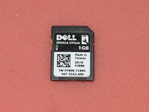 Carte SD DELL iDRAC6 VFlash 1 Go pour contrôleur d'accès à distance Dell serveur PowerEdge P789K - Photo 1/3