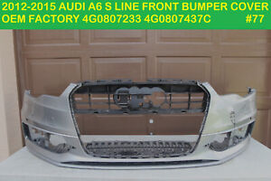✅ 2012-2015 Audi A6 S-Line Front Bumper Cover OEM 4G0807233 4G0807437C ORIGINAL